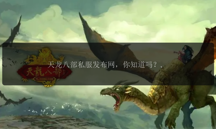 天龙八部私服发布网，你